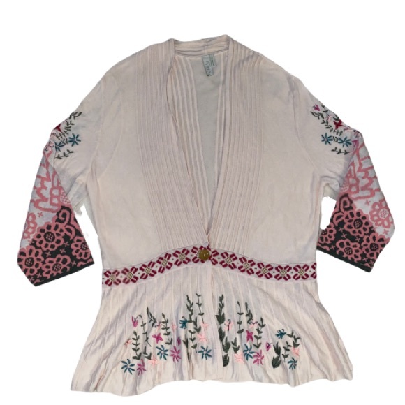 Sahalie Embroidered Cardigan - Picture 2 of 10